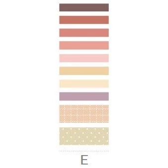 Washi tape - set of 10 rolls