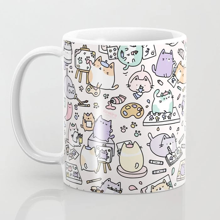 Mug "Artsy kitties"