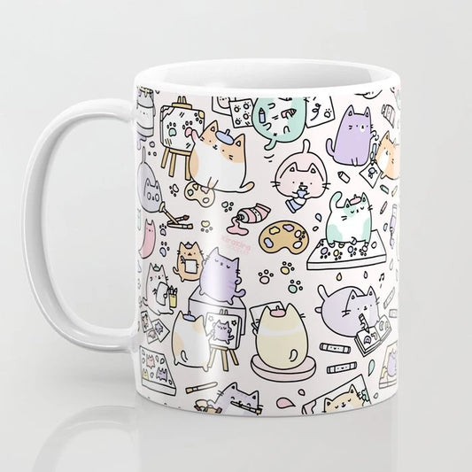 Mug "Artsy kitties"