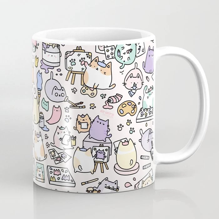 Mug "Artsy kitties"