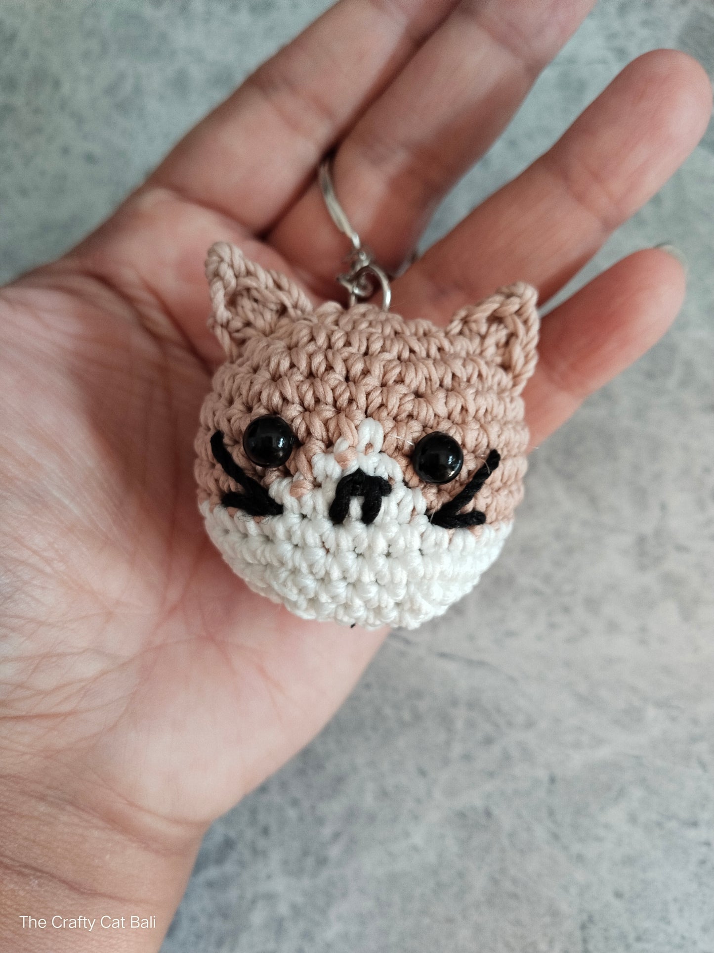 Little Kitty Crocheted Keychain