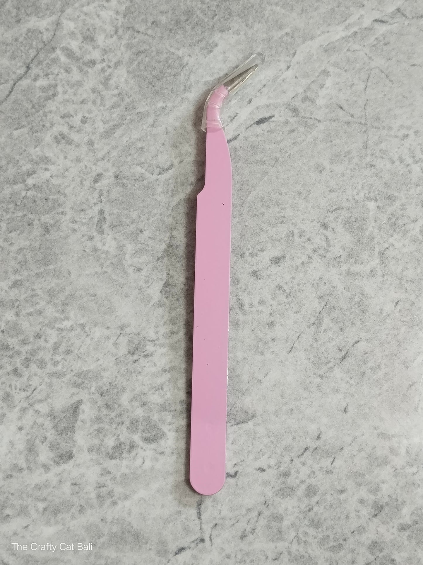 Pinset / tweezer for scrapbooking, beads, glitter, eyelashes, etc.