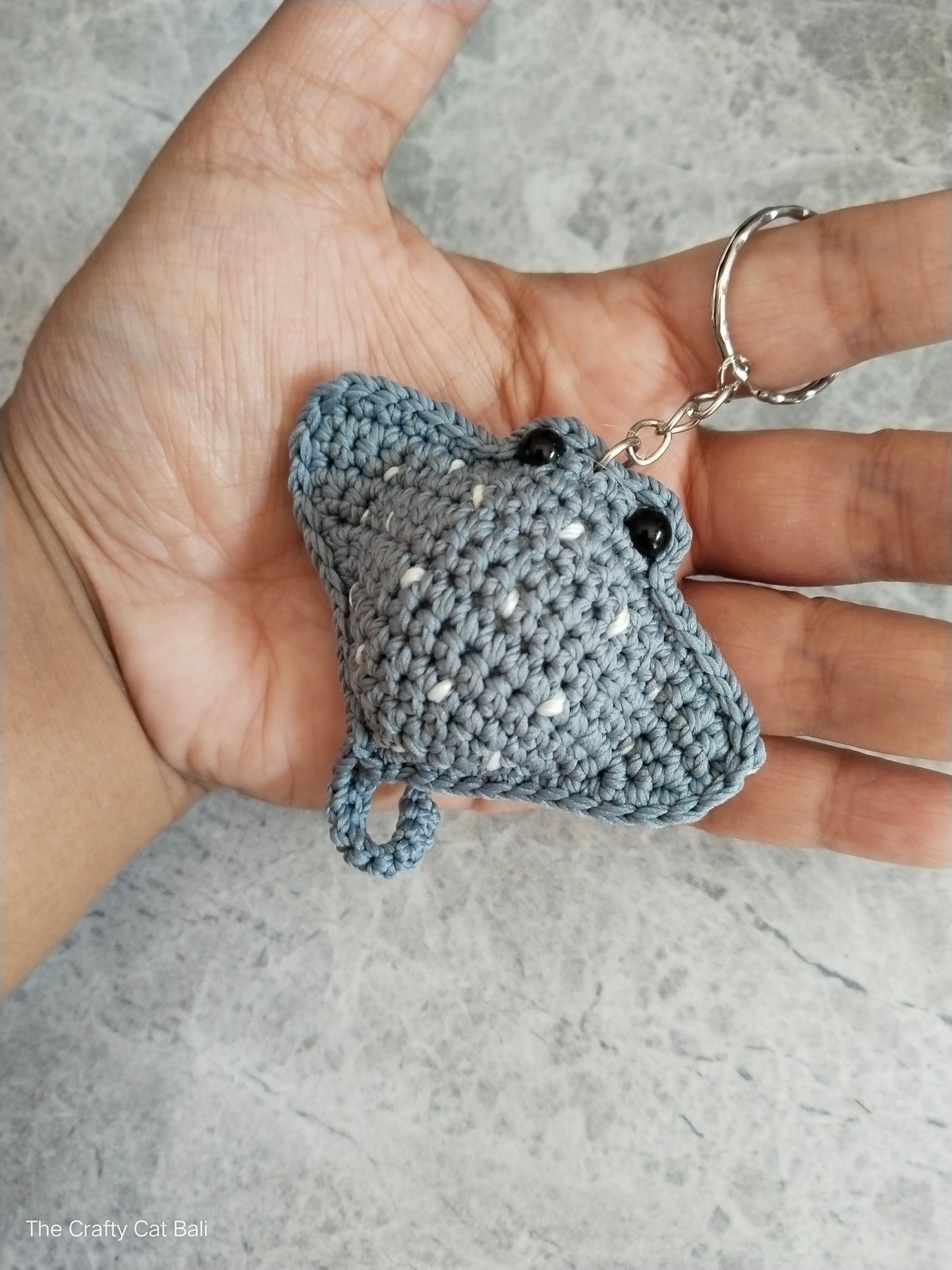 Little Ray Crocheted Keychain