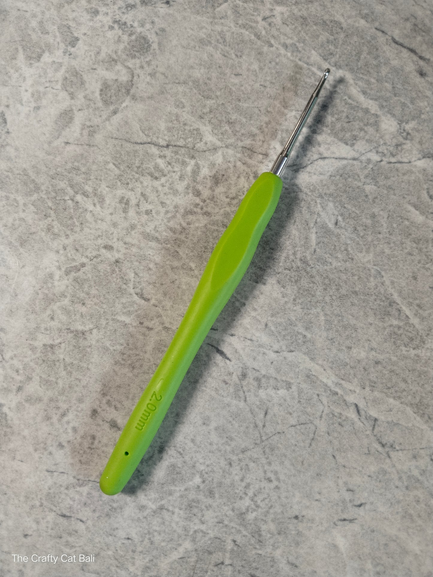 Aluminum Hooks with Soft Grip Handle - size 2.0 mm