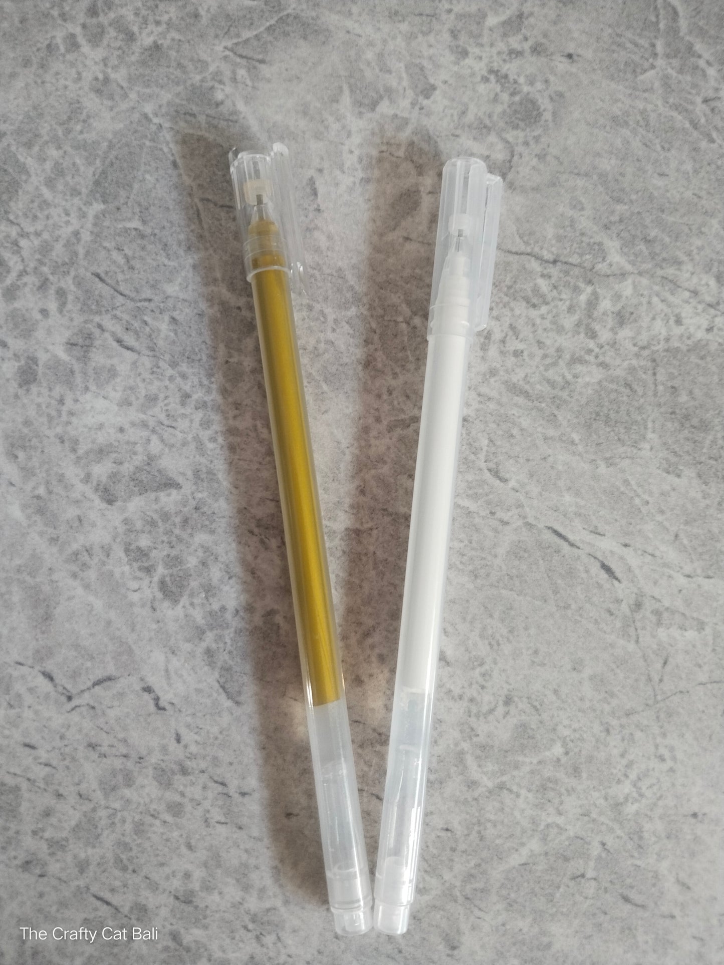 Metallic Gold / White Pen