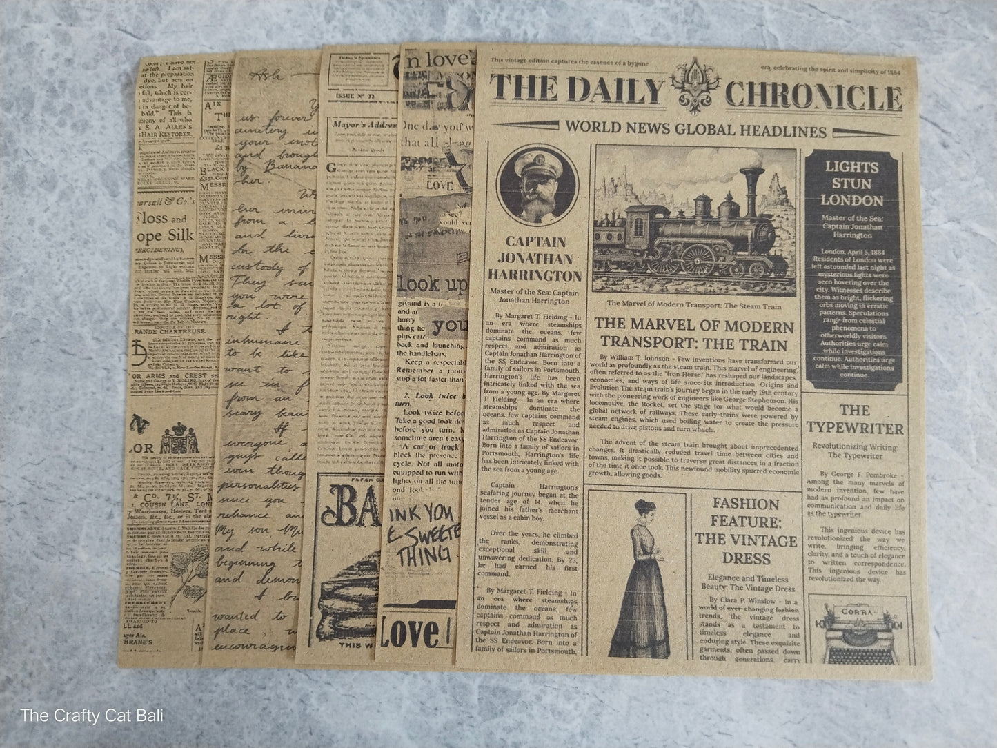 Vintage Papers Set