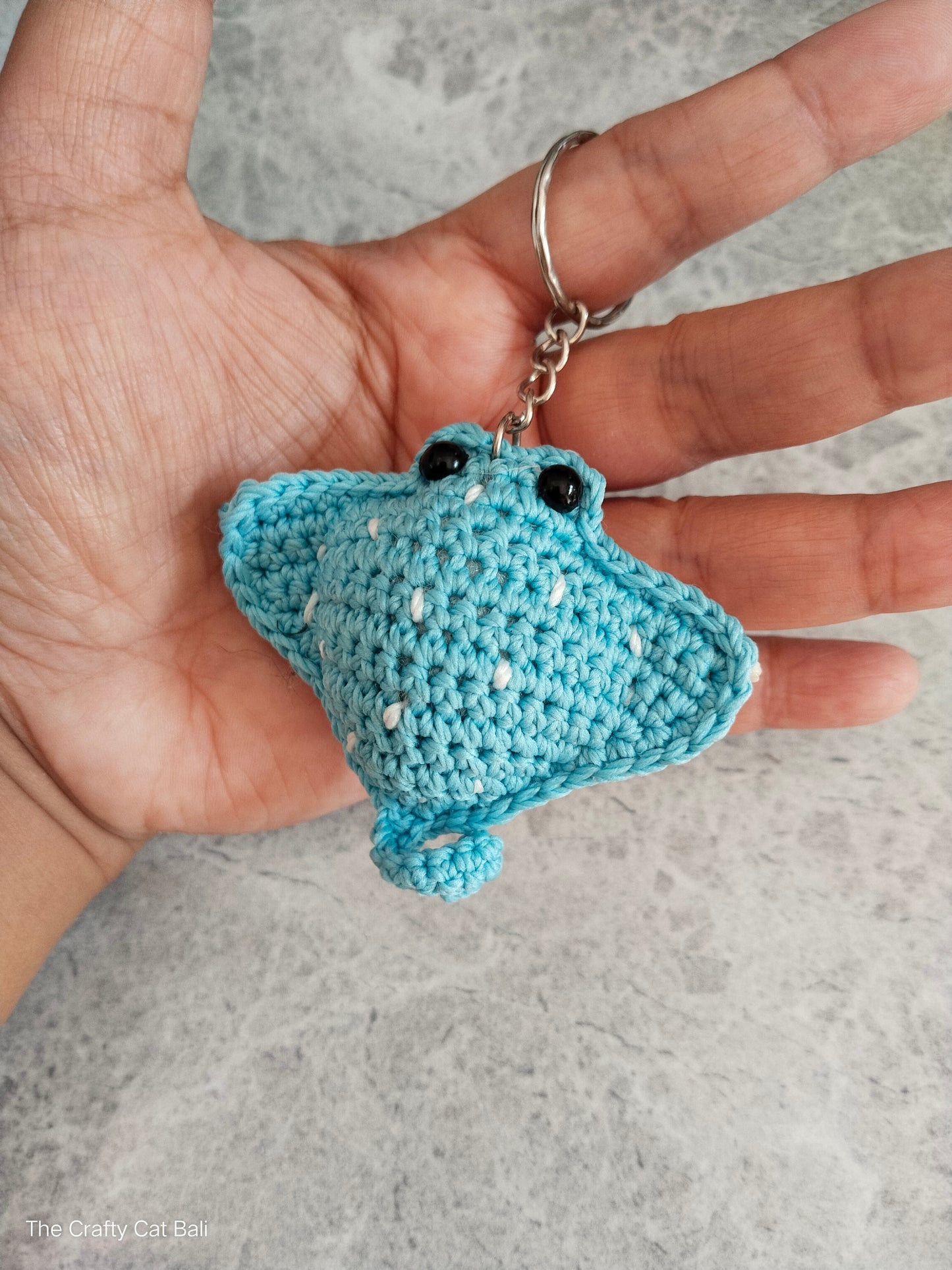 Little Ray Crocheted Keychain