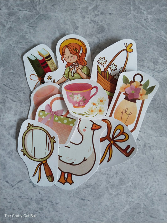 Sticker pack - Cottage Core Aesthetic