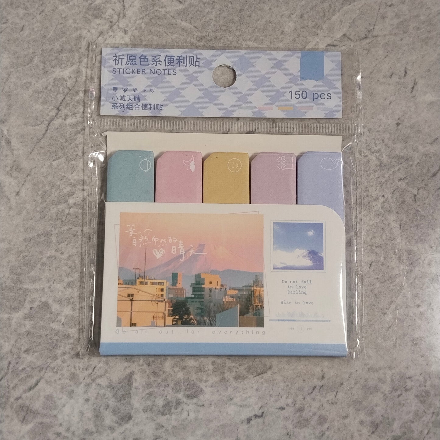 Post-it set - pastel colors