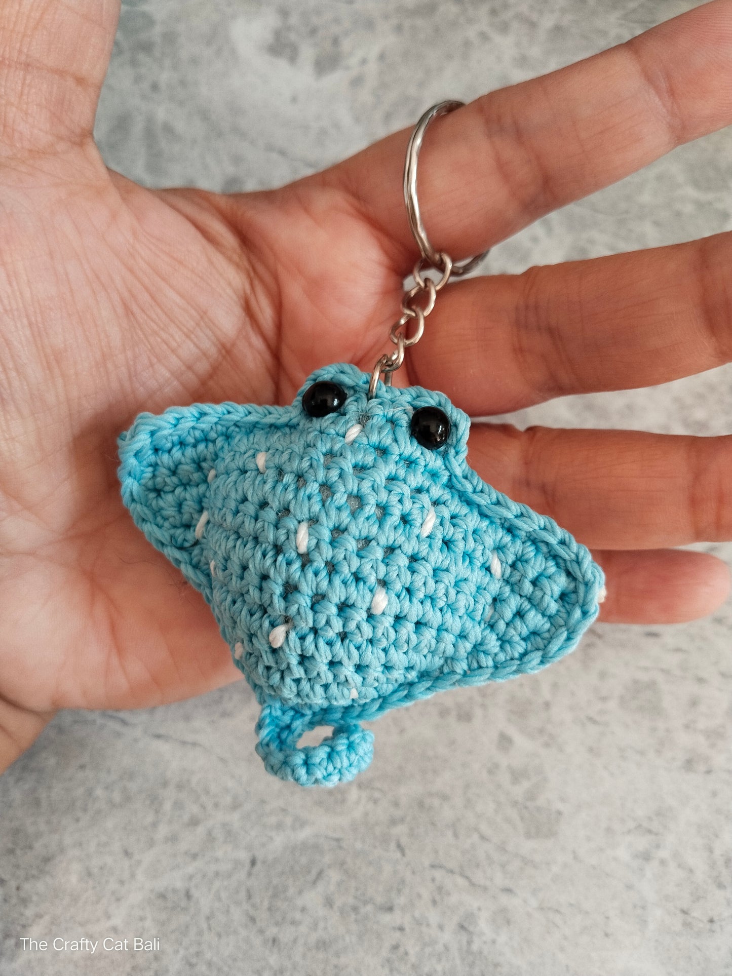 Little Ray Crocheted Keychain