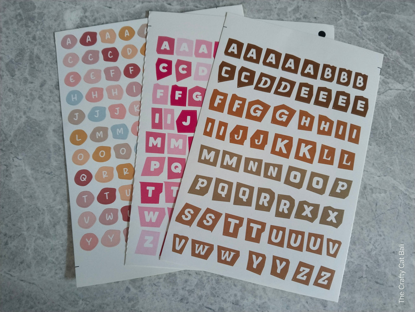 Alphabet Stickers