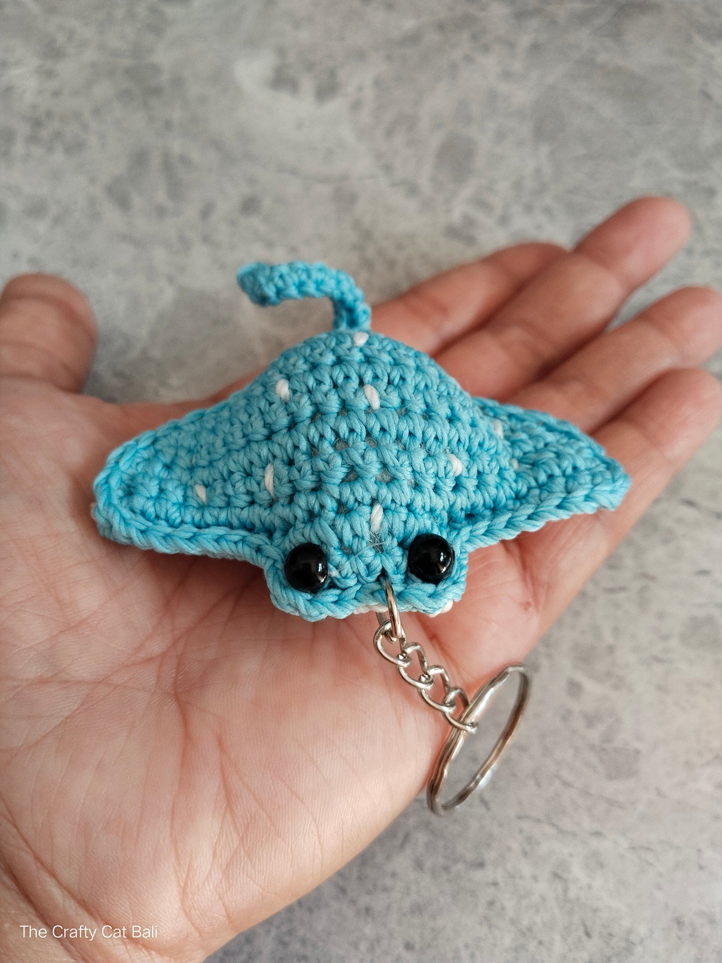 Little Ray Crocheted Keychain