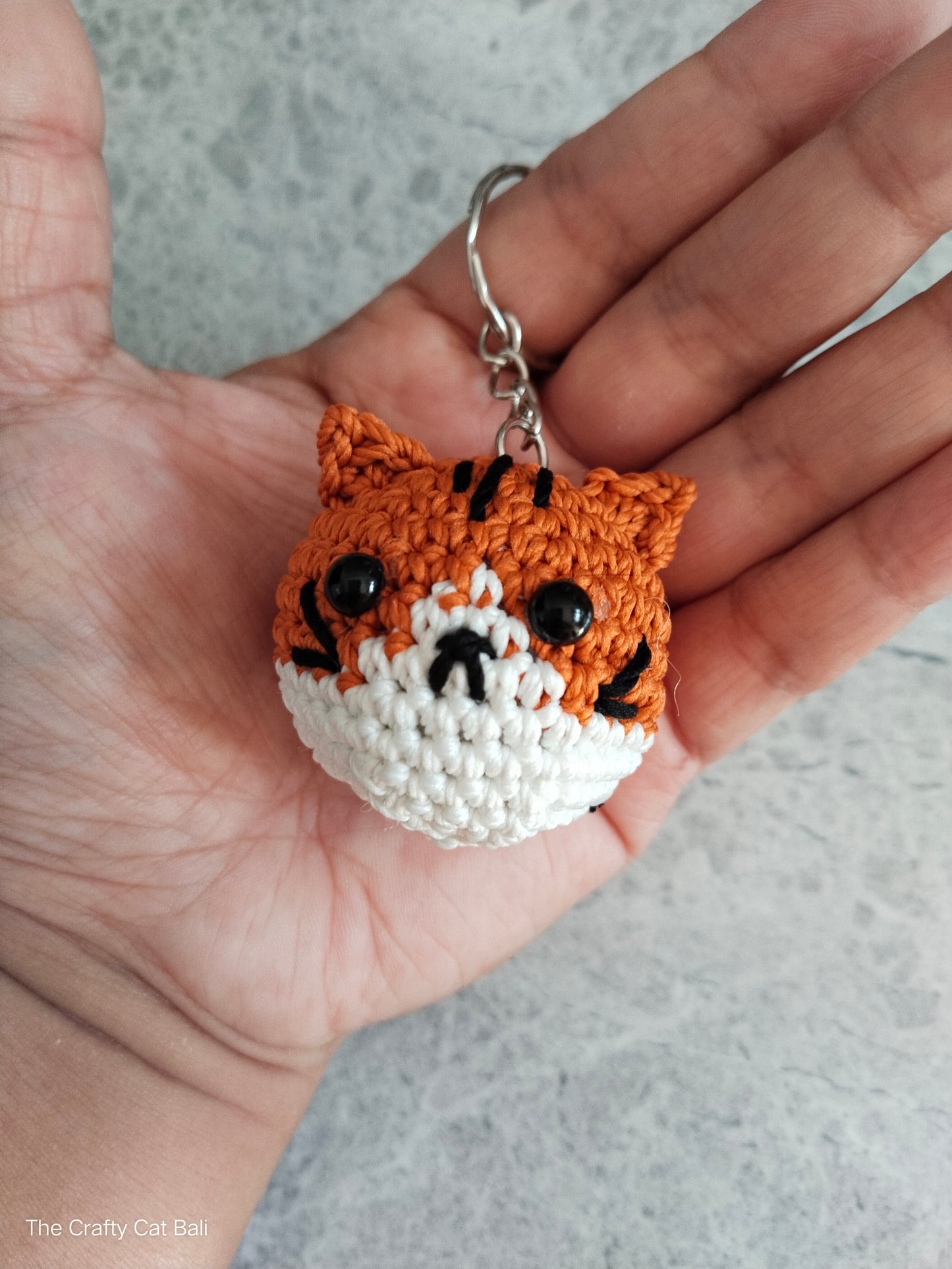 Little Kitty Crocheted Keychain