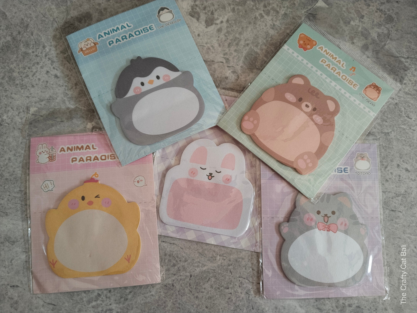 Mini Sticky Note Animal - Random