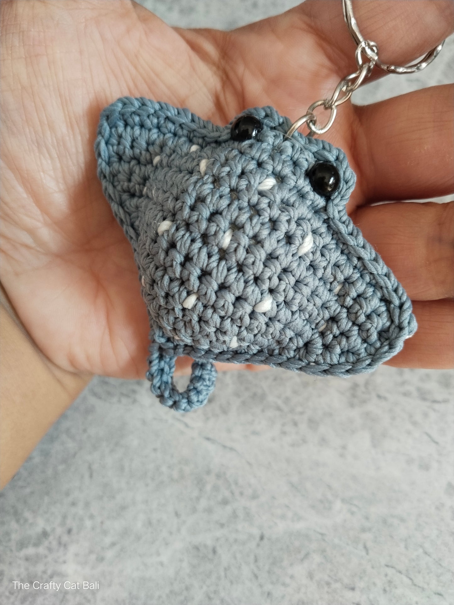 Little Ray Crocheted Keychain