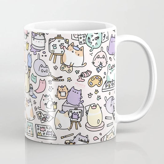 Mug "Artsy kitties"
