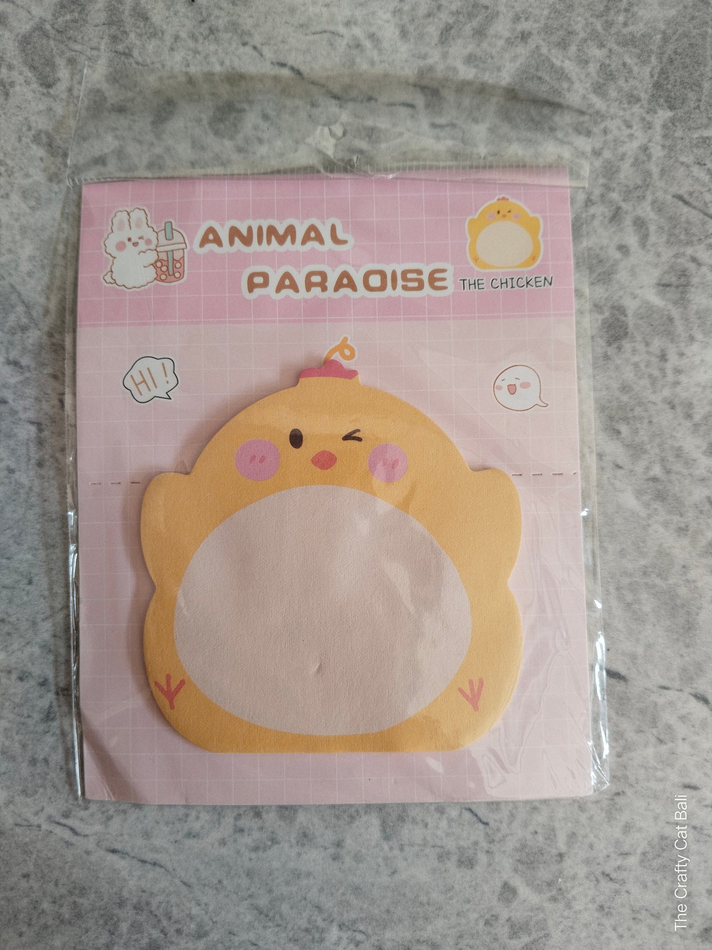 Mini Sticky Note Animal - Random