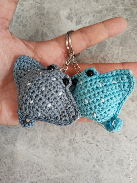 Little Ray Crocheted Keychain