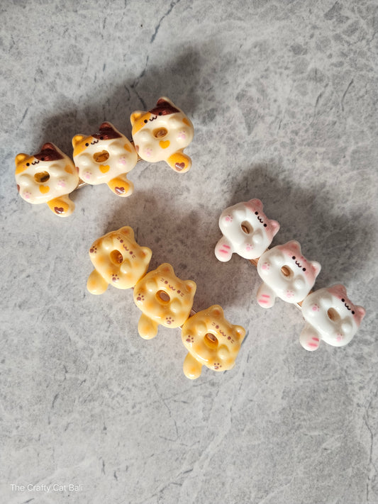 Donut Cat Hair Clips